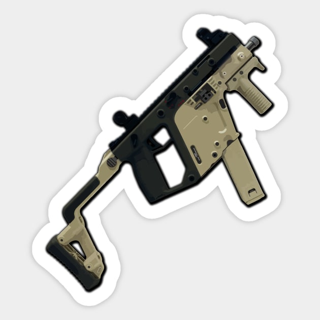 Vector Submachine Gun Sticker by TortillaChief